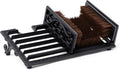 Geelin Cast Iron Boot Brush Scraper Outdoor, Vintage Heavy Duty Shoe Scraper Brush, Angled, for Porch Entryway Farmhouse