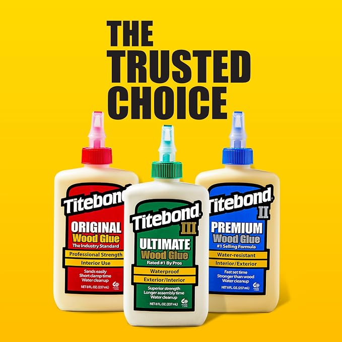 Titebond III Ultimate Wood Glue PROJug 2.15 Gal. – Premium Professional Woodworking Adhesive, Waterproof, Strong Initial Tack, Interior/Exterior Use, Easy Water Cleanup – 14109
