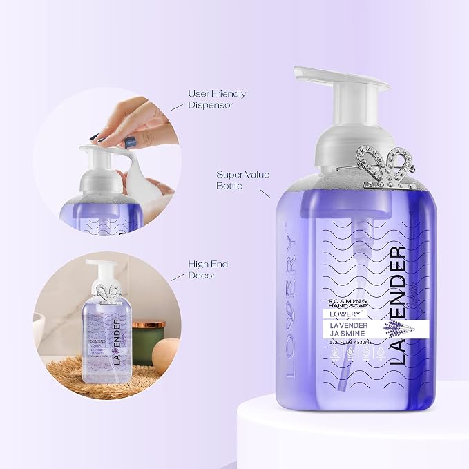 Foaming Hand Soap 10 Pack, Moisturizing W Aloe Vera & Essential Oils - Alcohol-Free Citrus Blend, Lemon, Orange, Lime, Grapefruit, Black Cherry Fragrances & More Hand Wash for Kitchen and Bathroom
