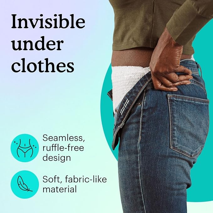 Because Overnight Absorbency Pull Ups - Adult Disposable Incontinence Underwear, Extra Absorbent Nighttime Briefs for Men and Women, White, Large, 80 Count (4 Packs of 20)