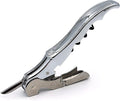 Pulltap's Genuine Classic 100 Waiter's Corkscrew – Double-Hinged Wine Key with Hinged Foil Cutter – Patented Design – Made in Spain – Cromado - Chrome