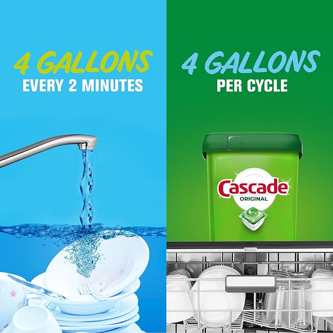 Cascade Original ActionPacs, Dishwasher Detergent Pods, Fresh, 85 Count