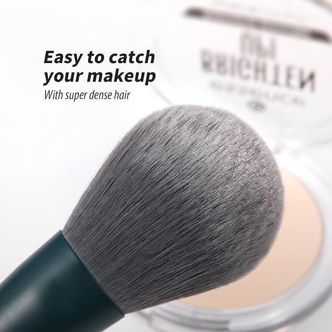 DUcare 19pcs Makeup Brush Set | with Cleaning Mat Makeup Sponge 17pcs Makeup Brushes for Foundation,Powder, Contour, Bronzer, Concealer, Eyeshadow