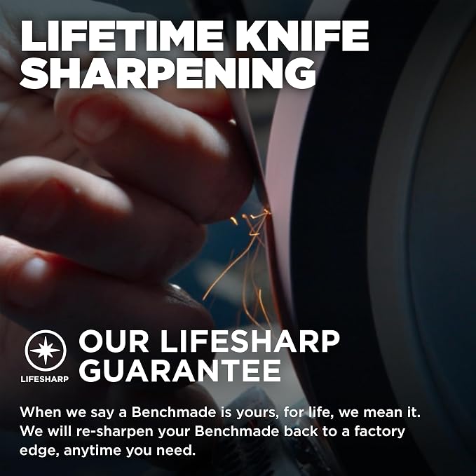 Benchmade Bugout EDC Knife, M390 Steel Blade (535BK-4) | Gray Aluminum handle, Drop-Point blade