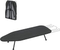 LOFTEY Small Tabletop Ironing Board, Foldable Compact Ironing Board with Iron Rest, Portable Mini Iron Boards with Heat Resistant Cover and 8mm Cotton Pad, 31.5" x 11.8", Black
