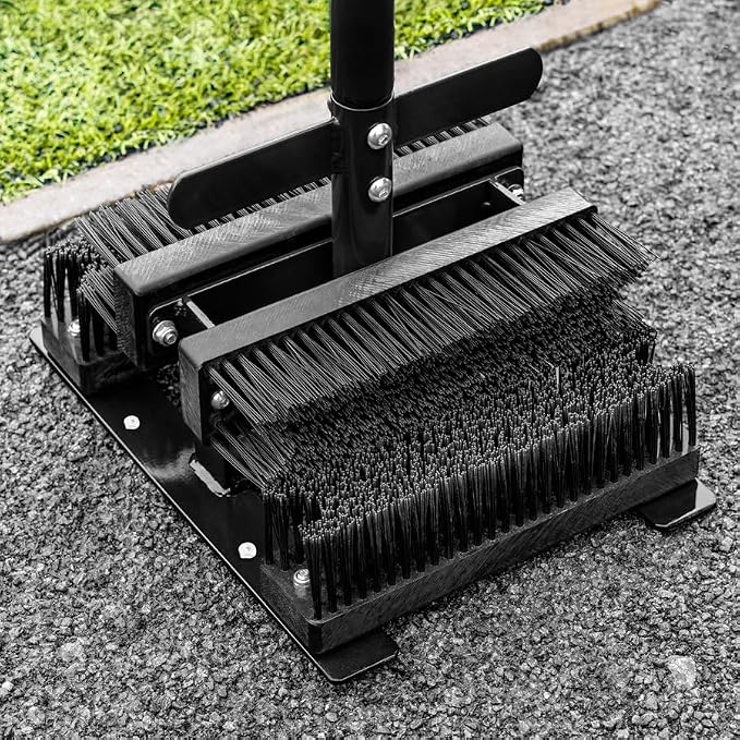 FORZA Compact Boot Scraper Tool |Brush Wiper and Cleaner Kit for Sports and Outdoor Footwear – Effective Mud and Dirt Remover for Boots Shoes and Cleats (Black, Without Replacement Brushes)