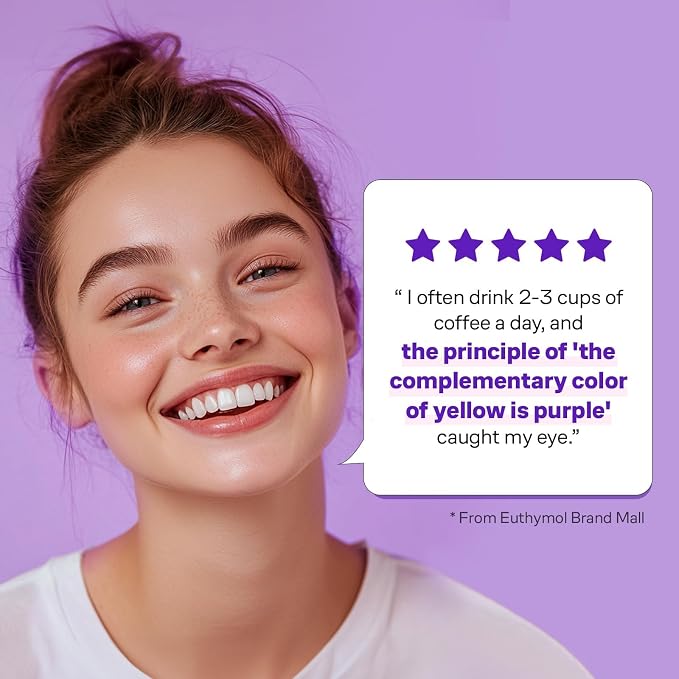 EUTHYMOL Purple Whitening Toothpaste, Instant Tone-up | 3.7 floz*3 (3 Pack) | Whitening Toothpaste for Yellow & Sensitive Teeth, Violet ToneUp, 24H Stain Defense, Long-Lasting Fresh Breath, Aluminum tube