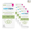 WaterWipes Refreshing Feminine Wipes, Stay Fresh On-The-Go, pH Friendly for Daily Intimate Care, Odor Removal, Gynecologist Approved, Fragrance Free, 112 Count (4 Packs)
