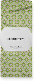 GEOMETRY Spring Kitchen Towels - Quick Dry Microfiber Cloth Spring & Summer Dish Towels for Kitchen Drying - Premium Quick Dry Towel - Sweet Green, 18" x 30" - 1-Pack