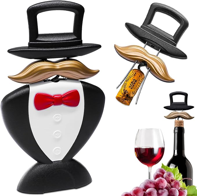 Exquisite Reserve Ah So Wine Opener, British Gentleman Style 3 in 1 Vintage Wine Corkscrew with Beer Opener, Hand Forged for Connoisseurs | Limited Artisan Edition with Luxury Gift Box