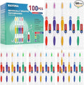 Navona 100 PCS Disposable Toothbrush with Toothpaste Bulk, Travel Toothpaste, Bulk Toothpastes, Individually Wrapped Bulk Toothbrush, Ergonomics Handle,Medium Soft Bristle, Perfect for Travel, Hotel