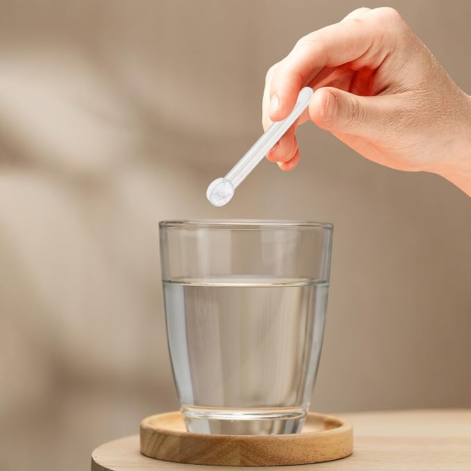1/8 teaspoon scoop (1/8 teaspoon measuring spoon) plastic | FitPowders (100, Clear)