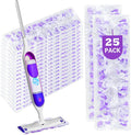 Power Mop Pads Compatible with Swiffer Power Mop Refills, Disposable Multi-Surface Power Mop Refills for Swiffer Wet Pads Refill, Cleaning Supplies for Swiffer Power Mop Pads, Unscented, 25 Pack