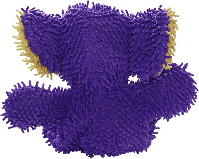 MIGHTY Tuffy Microfiber Medium Ball Elephant Dog Toy | Ultra Durable Plush Toy with Multiple Layers & Reinforced Seams , Washable and Floats , Mighty® Construction