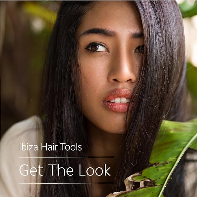 Ibiza Hair Detangling Paddle Brush (CX6) | 100% Boar Bristles with Ball-Tipped Quills for a Polished, Shiny Look | Durable Carbonized Wood | Ideal for Long Styles & Large Sections