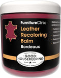 Furniture Clinic The Original Leather Recoloring Balm | Bordeaux Leather Dye | Repair Scratched, Faded, & Worn Leather | Restore Your Leather Couches, Sofas, Car Seats| 250 ml / 8.5 fl oz
