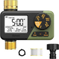 Diivoo IP66 Waterproof Brass Hose Timer, Programmable Sprinkler Timer with Large Display, Rain Delay & Manual Mode – Outdoor Automatic Irrigation System for Garden, Lawn & Yard