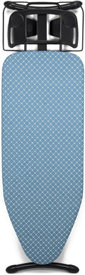 Duwee 17"x46" Ironing Board Full Size,Deluxe Ironing Board with Iron Rest | Heat Resistant Cover and Thicken Felt Pad, Adjustable Height,Heavy Sturdy Legs,Black