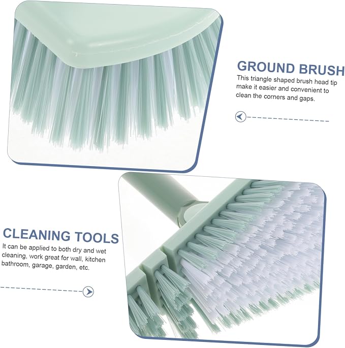 HANABASS 4pcs Swimming Pool Cleaning Brush Handle Rotating Brush for Tile and Wall Cleaning Scrubber for Hard Reach Areas
