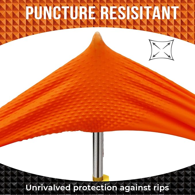 ANBOSON 10 Mil Heavy Duty Diamond Texture Nitrile Gloves, Large, 1000 Ct | Bulk Supply for Businesses, Commercial Teams, Facilities & Professional Workplaces, Reduce Restocking & Operating Costs
