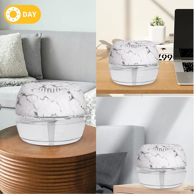 Purifier Air Washer, Air Fresher Aroma Diffuser for Home, Office, Air Purifier with Night Light (Marbling)