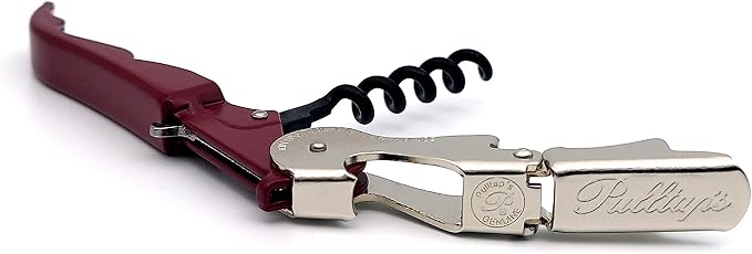 Pulltap's Genuine Slider 900 Waiter's Corkscrew – Double-Hinged Wine Key with Sliding Foil Cutter – Patented Design – Made in Spain – Burdeos (Bordeaux)