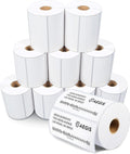 Aegis Adhesives - 3.5" X 1.5" Direct Thermal Labels (9000 Count, 10 Rolls) - Inventory Barcode Stickers, SKU Labels, and Shelf Identification - Compatible with Zebra and Rollo Printers