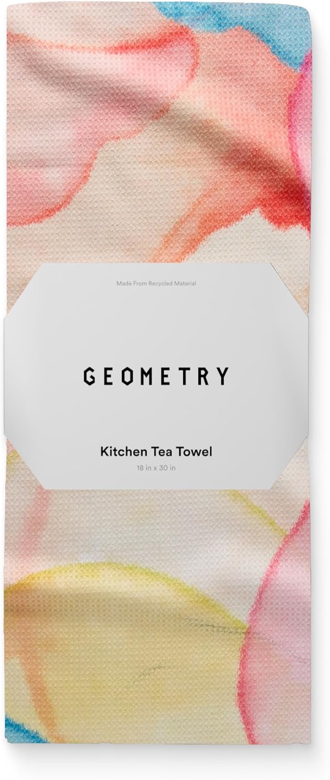 GEOMETRY Spring Kitchen Towels - Double Sided, Quick Dry Microfiber Cloth - Spring & Summer Dish Towels for Kitchen Drying - Premium Quick Dry Towel - Bubbling, 18" x 30" - 1-Pack