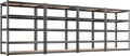 REIBII 4 Pack Storage Shelves,5 Tier Heavy Duty Metal Garage Shelving | 5 Tier Freestanding Metal Shelving,2400 LBS Per Unit,72"H x 36"W x 16"D Each,Adjustable for Warehouses,Stockrooms & Retail