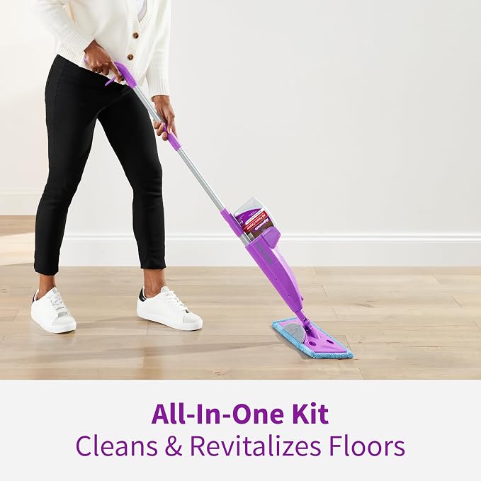 Rejuvenate Click N Clean Multi-Surface Spray Mop All-in-One Kit Cleans and Revitalizes Floors, 1 Count
