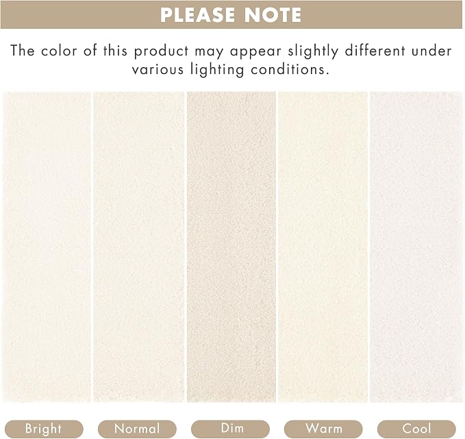 Madison Park Marshmallow Bathroom Rug Non Slip, Luxrurious Plush Bath Mat, Absorbent, Quick Dry, Spa Design Bath Room Décor, 2'x6', Cream