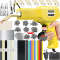 220W Plastic Welder,2 in 1 Plastic Welding Kit 1000PCS Hot Staples Plastic Repair Kit With 100PCS Plastic Welding Rods Car Bumper Repair Kit for Most Plastic Repair