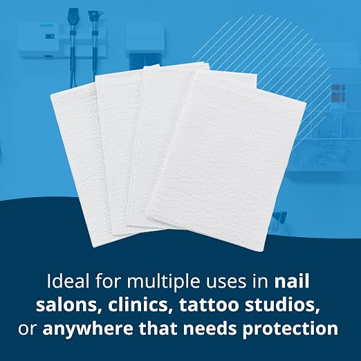 Avalon Papers Professional Towels, White, 13" x 18" (Pack of 500) - Waffle Embossed - 3-Ply Tissue - Dental Consumables (1001A)