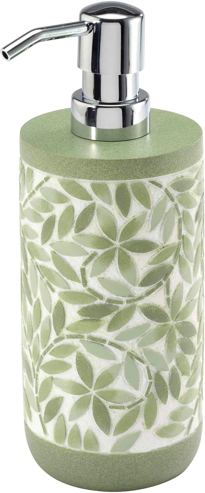 Avanti Linens - Bath Set, 2pc Countertop Accessories, Resin Toothbrush Holder & Lotion Pump (Stratford Collection, Green)