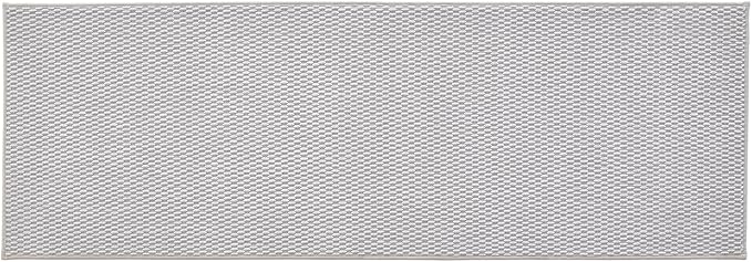 TYUU Bathroom Runner Rugs, Long Bath Mat Runner Washable Thin Quick Dry Low Pile Bathroom Runner Rugs Non Slip, Light Grey 24"x70"