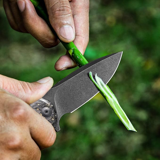 CIVIVI Praxis Full-size Folding Pocket Knife, 3.75" Blade C803J | Smooth Action, Comfortable Grip, Liner Lock, Deep Carry Reversible Clip for EDC