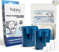 Happy Toilet Cleaner Original 2PK Bundle Tablets (12ct) - Toilet Bowl Tablet Holder Automatic Toilet Bowl Cleaner - Auto Toilet Cleaning System Toilet Tablet Holder