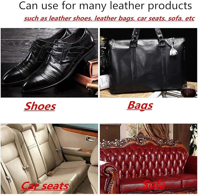 Shoe Shine Kit Electric Shoe Polisher Brush Shoe Shiner Dust Cleaner Portable Leather Care Kit for Shoes, Bags, Sofa (Black)