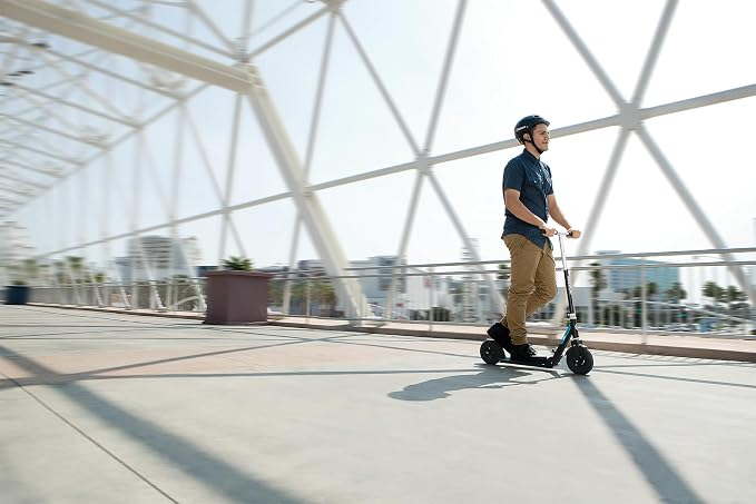 Razor A5 Air Kick Scooter for Kids Ages 8+ - Extra-Long Deck, 8" Pneumatic Rubber Wheels, Foldable, Anti-Rattle Handlebars, for Riders up to 220 lbs