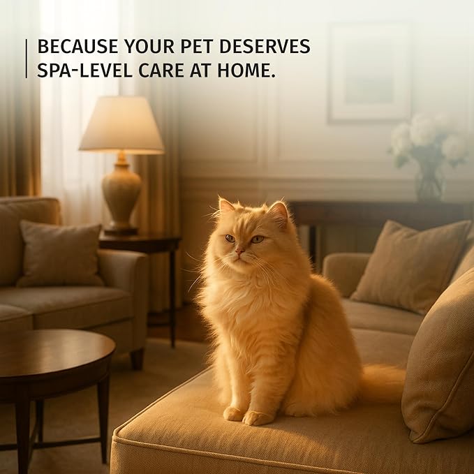 Since 1869 Hand Made In Germany - SHASH Oval Pet Brush With Long Metal Pins With Rubber Cushion - Helps Detangle Knots, Eliminate Frizz, Reduce Pulling & Snagging (Short Steel Pins)