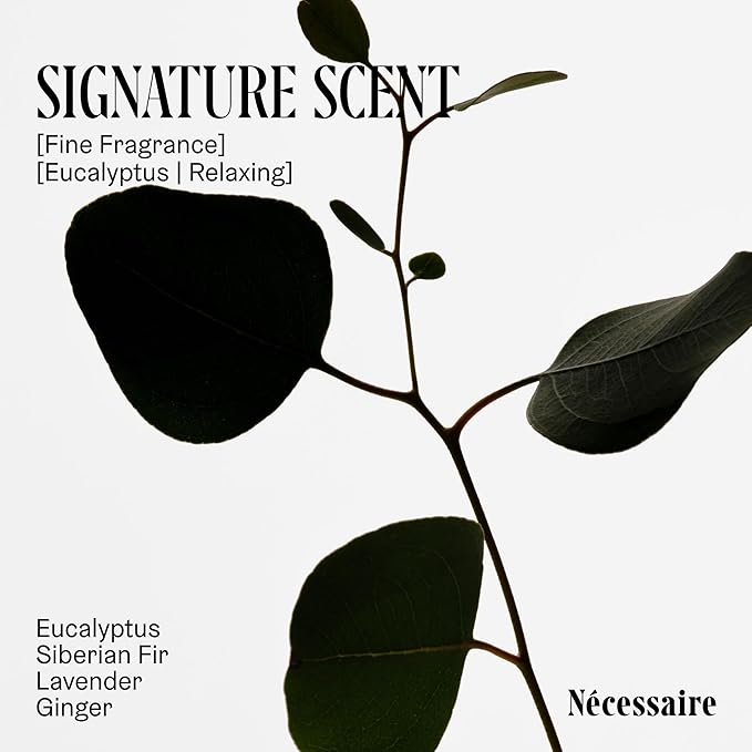 Nécessaire The Body Wash Eucalyptus — Multi-Oil Shower Gel Body Wash for Women + Men. Non-Comedogenic + Hypoallergenic for Sensitive Skin with Niacinamide. 8.4 fl oz.
