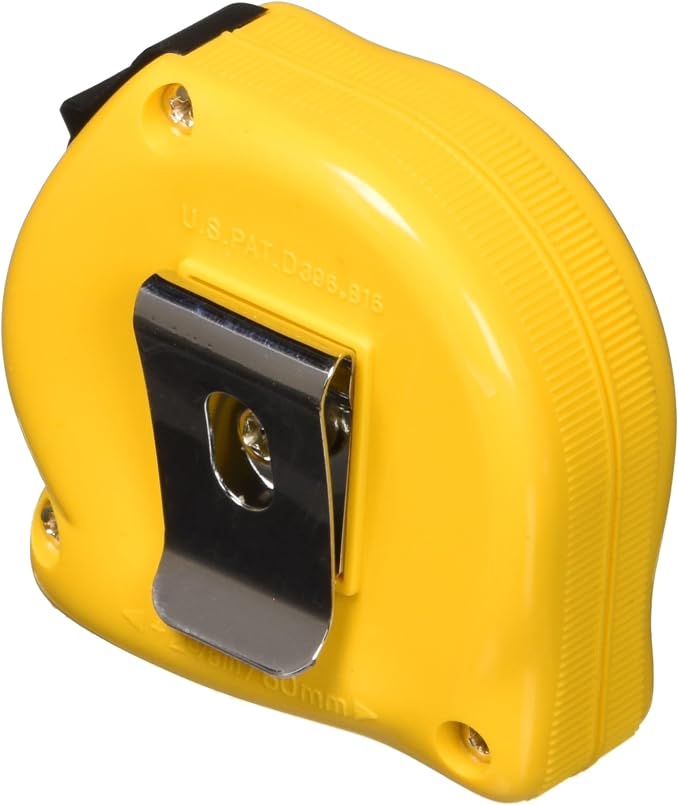 Komelon 4912IM The Professional 12-Foot Inch/Metric Scale Power Tape, Yellow, (Pack of 4)
