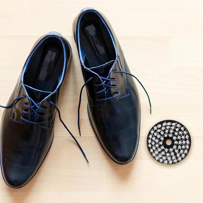 Veemoon 4pcs Shoe Cleaning Brush Set Suede and Boot Brushes for Polishing Dusting and Deep Cleaning for Sneakers and Leather Shoes