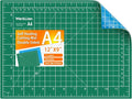 WORKLION Full 9" x 12" Art Self Healing PVC Cutting Mat, Double Sided, Gridded Rotary Cutting Board for Craft, Fabric, Quilting, Sewing, Scrapbooking Project…