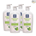 Kiss My Face Moisture Shave Cream, Cool Mint Shaving Cream For Men And Women, 11 Oz Pump Bottle, Cool Mint, 4 Pack