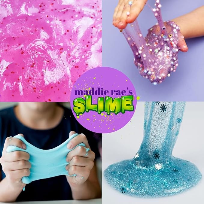 Maddie Rae’s Extra Thick White Slime Glue 1/2 Gallon – Perfect for Fluffy & Buttery Slime, Non-Toxic Washable Craft Glue for Kids, Teachers Classroom Supplies, School Projects & Summer Camp Activities