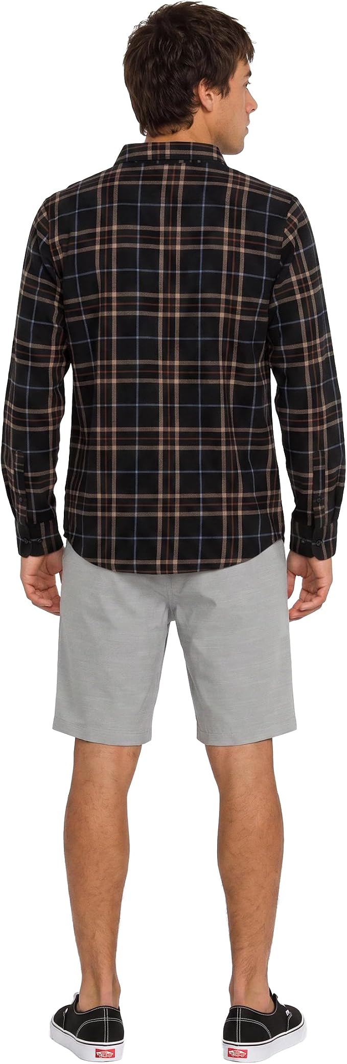 Volcom Men's Long Sleeve Flannel Shirt – Ultra-Soft Brushed Cotton Plaid Button Down