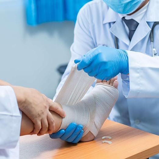 FifthPulse Medical Exam Blue Nitrile Gloves X Small 1000 Count - 3 Mil Powder and Latex Free Disposable Gloves - Case of 10 Boxes of 100