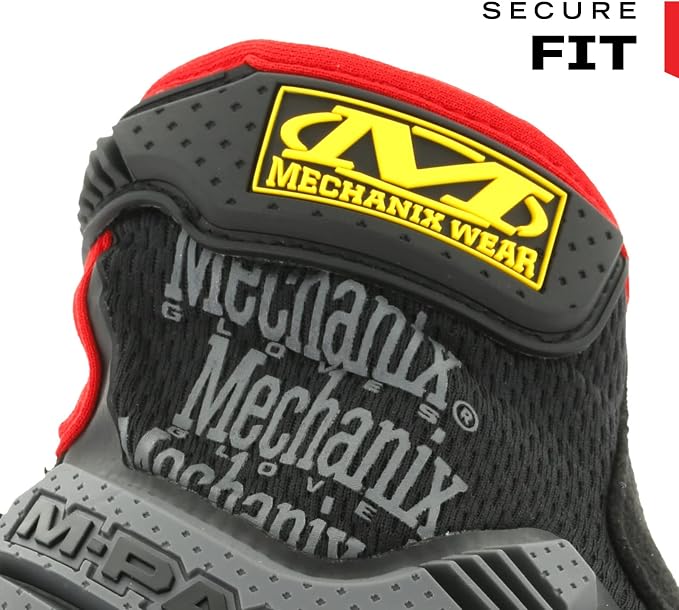 Mechanix Wear M-Pact Impact Resistant Work Gloves - Durable Safety Gloves for Men - Touchscreen Capable - Machine Washable - Breathable - XX-Large - Red/Black