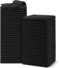 UNIMADE Salon Towels 48 Pack, Microfiber Barber Towel Bulk,(16x29 inches) Fast Drying Hair Towels Super Soft Black Hnad Towels for Gym, Salon, Bath, Spa Use and Home Hair Care(Not Bleach Proof) | (16x29 inches) Hair-Drying Cloth Super Soft Black Hand C...